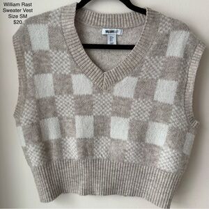 William Rast Sweater Vest